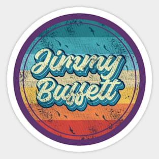 Jimmy Buffett Margaritaville T shirt Sticker